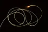 High quality color changing pool decoration flexible solid core side glow fiber optic lighting with PVC jacket protection