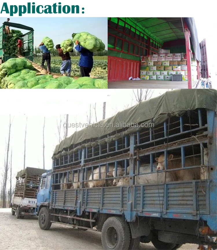 40ft 60 ton dry rice bags cargo carrier Agricultural Use Stake fence semi trailer drop side trailer.jpg