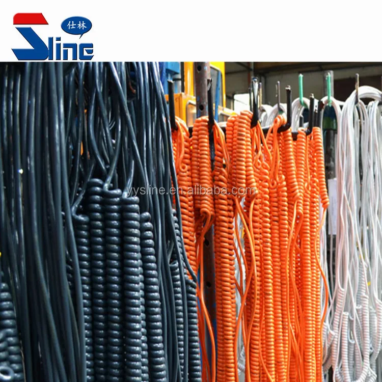 Custom Usa 18 Awg Coiled Hospital Grade Power Cord Nema 515p To Iec