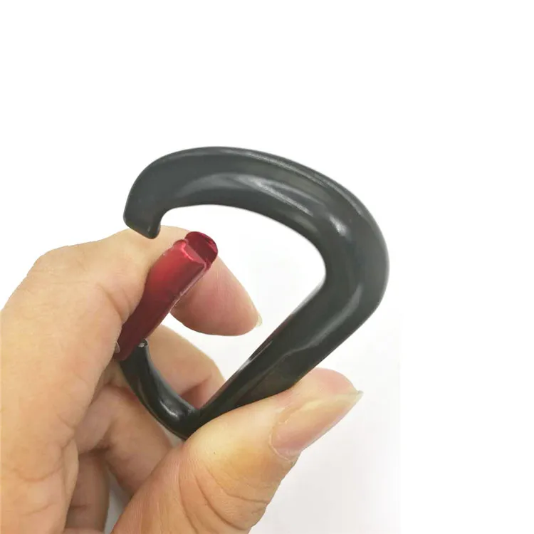 Factory Wholesale D Type Aluminum Hook Light Weight Carabiner for Camping, Hiking,Hammock