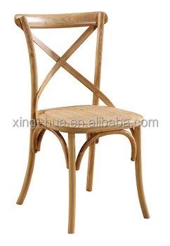 Hot Sale Antique X Cross Back Woven Wood Chair Banquet Chair Buy