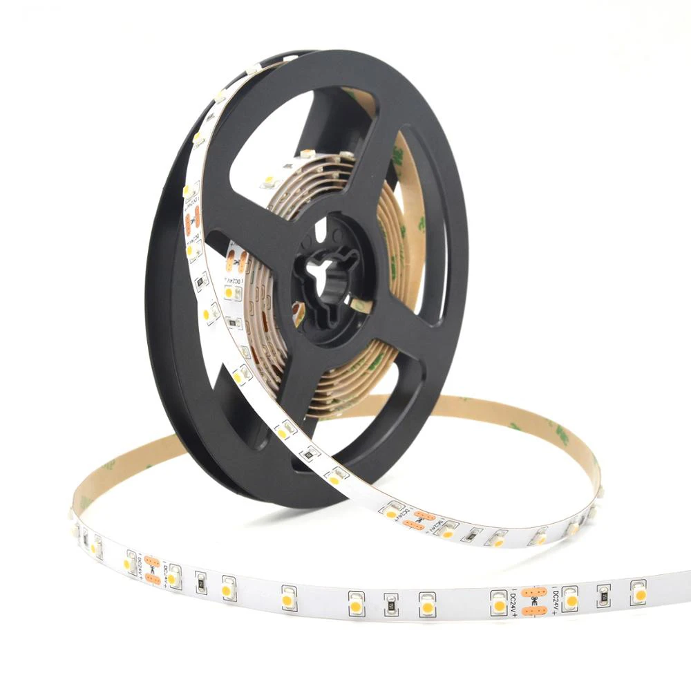 50m roll rgb magnetic s type led strip 2835 3528