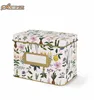 Rectangle trading card box tin boxes for packing