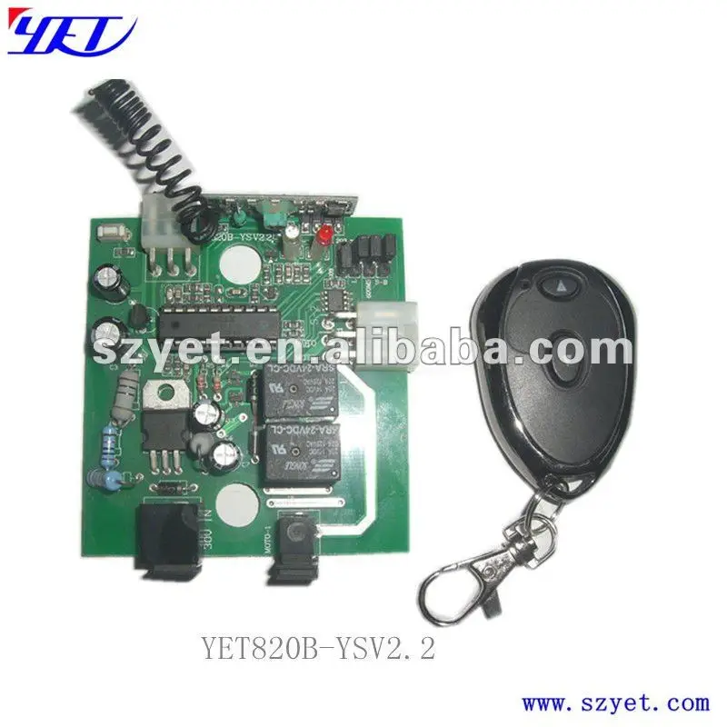 Micro Transmitter And Receiver Rc Yet420pc For Rolling Gate /window
