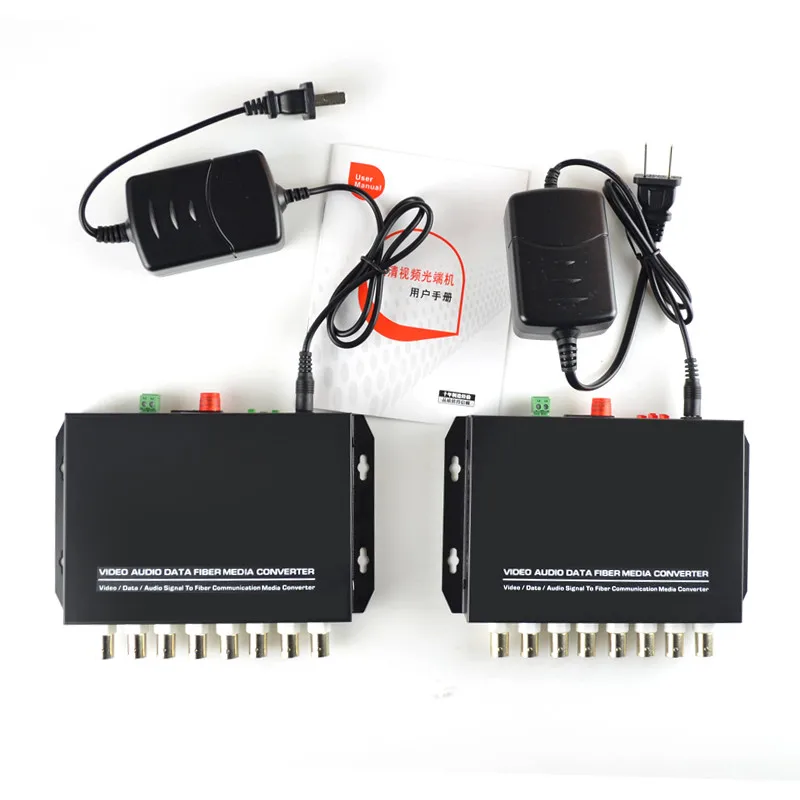 8 Channel Video Fiber Optic To Coaxial Converter With Reverse Data Buy Fiber Optic To Coaxial