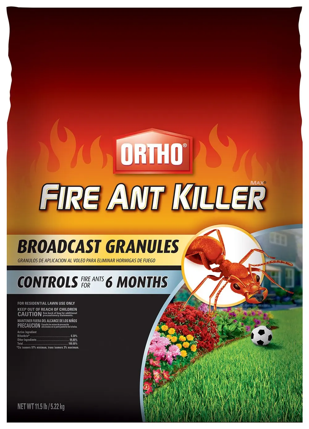 Ortho MAX Fire Ant Killer Broadcast Granules, 11.5 lbs (Sold in select Southern states)