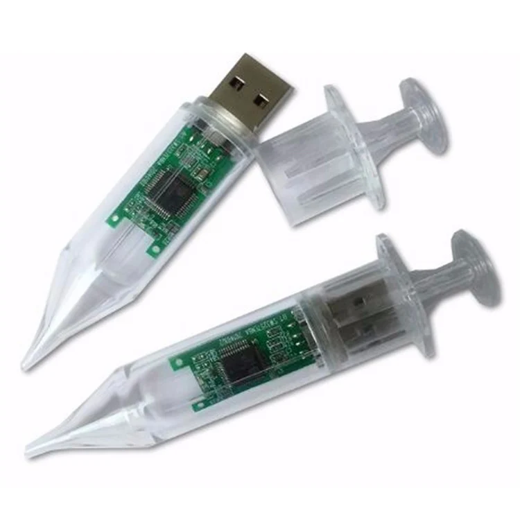 Hospital Gift Medical Device Doctor Nurse Syringe Injector Usb Flash