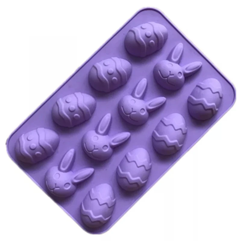 BFJ Carrot Chocolate Moulds 2pcs Easter Silicone Candy Moulds Carrot