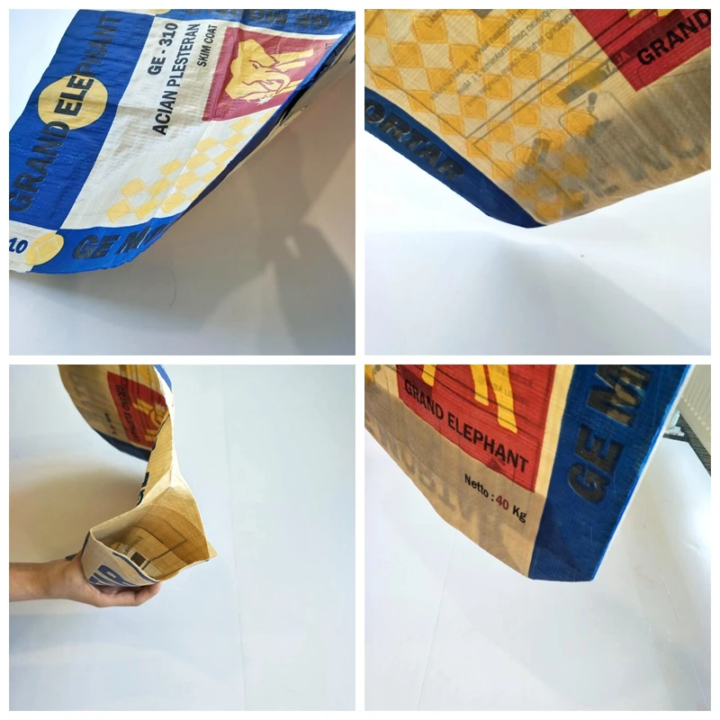 High Quality Brown Pp Pe Kraft Paper Valve Cement Bag 20kg Kraft Paper