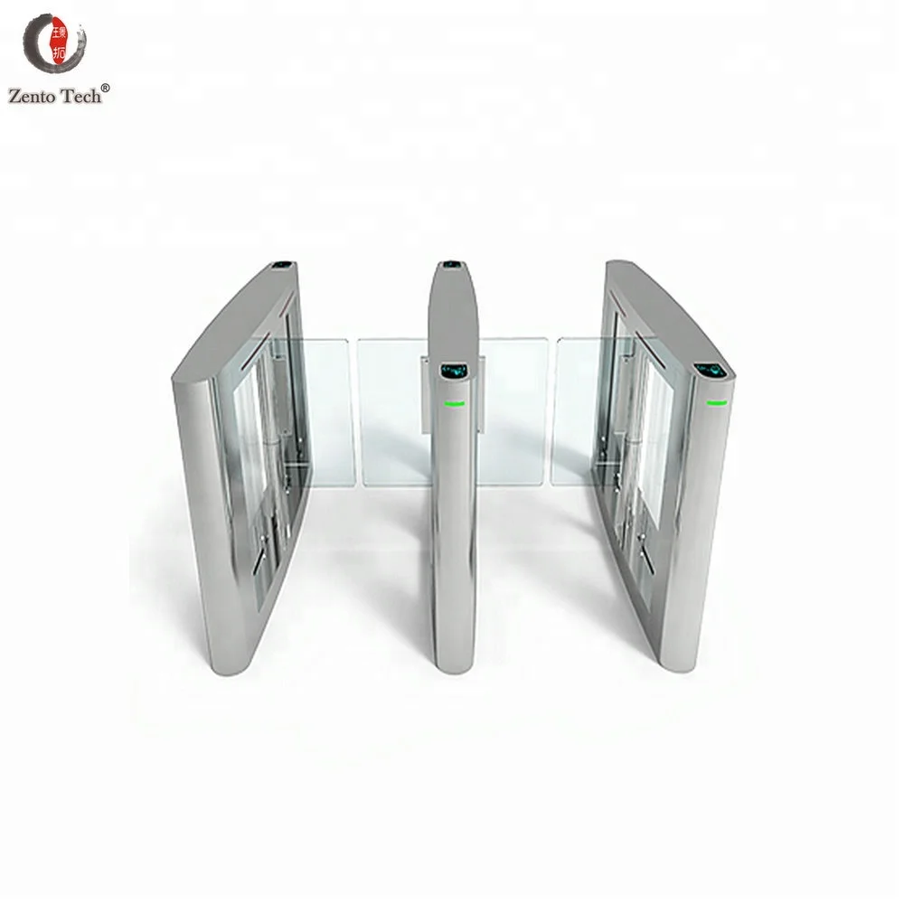 Electronic turnstile gate of swing barrier entrance gate with RFID access control