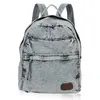 Style women jean backpack/fabric female backpack sale/fashion denim material bag