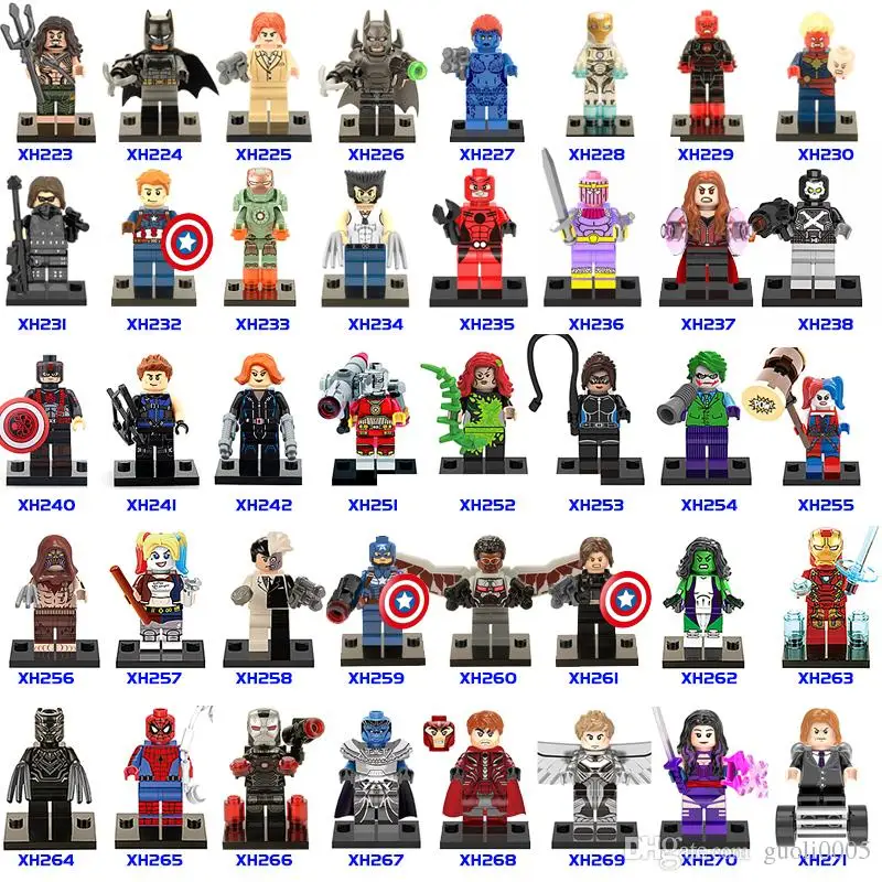 mini super hero figures