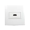 Free soldering simplify wiring type 2 row line version 1.4 HDMI female-female panel socket wall plug wall plate 86 * 86mm