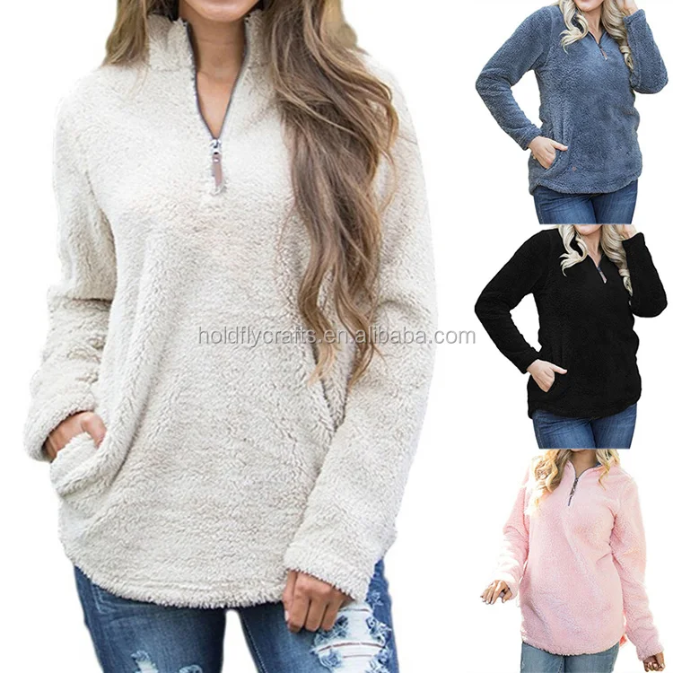 sherpa pullover wholesale