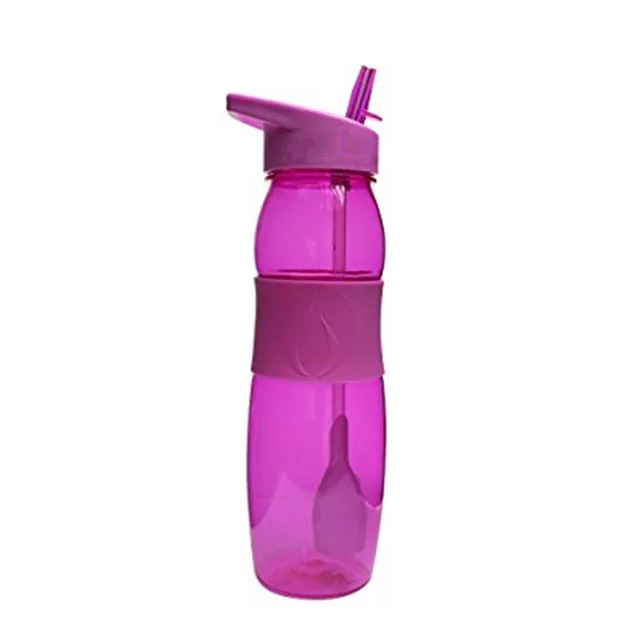 BPA FREE Travel Water Bottle, Custom Logo Space Bottle, Plastic Sports Bottle With Straw 