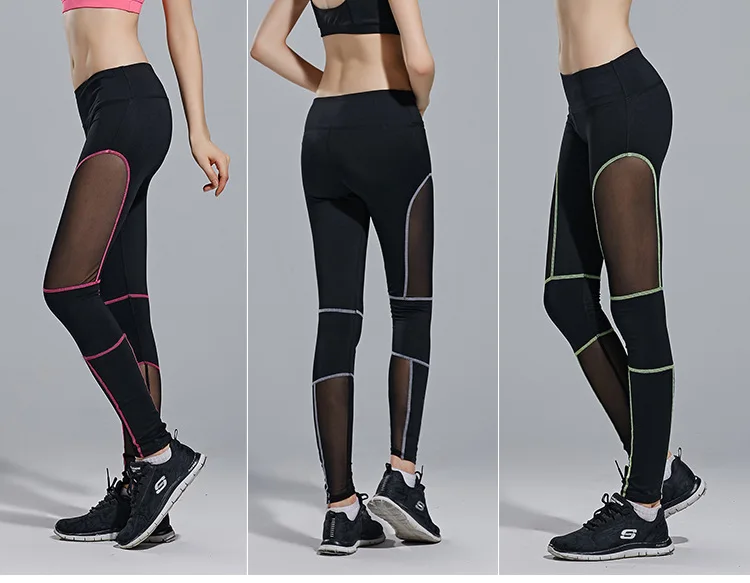 sexy mesh figure health socks yoga leggings