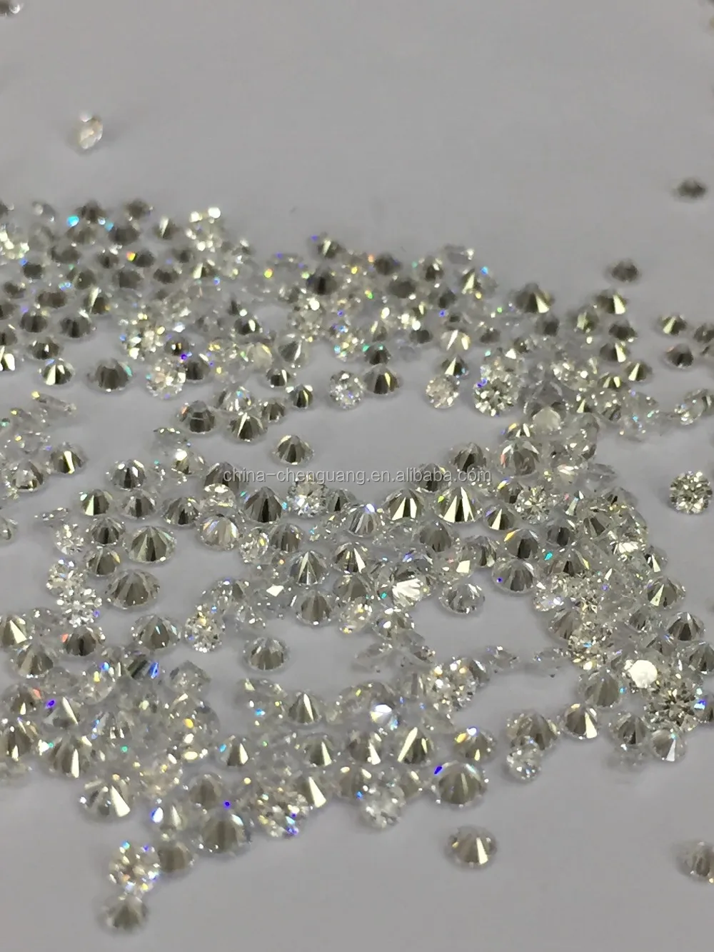 Lab Grown Synthetic Hpht Diamond White Rough 0.01ct Diamond Polished ...