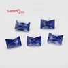 High Quality L-Tanzanite Stone Rectangle Cut Synthetic Cubic Zirconia Wholesale Price Per Carat