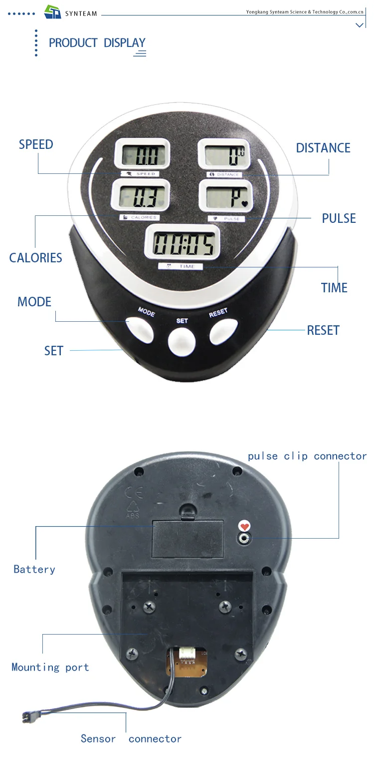 3 Kyes Fitness Meter Treadmill Console Spin Bike Monitor Exercise Bike