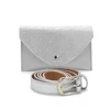 WA1202-025 fashion 2 functions detachable pu leather shiny fancy ladies waist purse