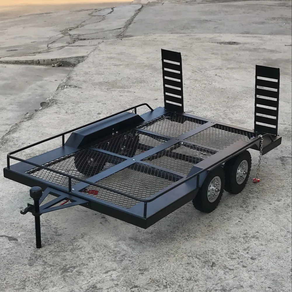 rc car and trailer
