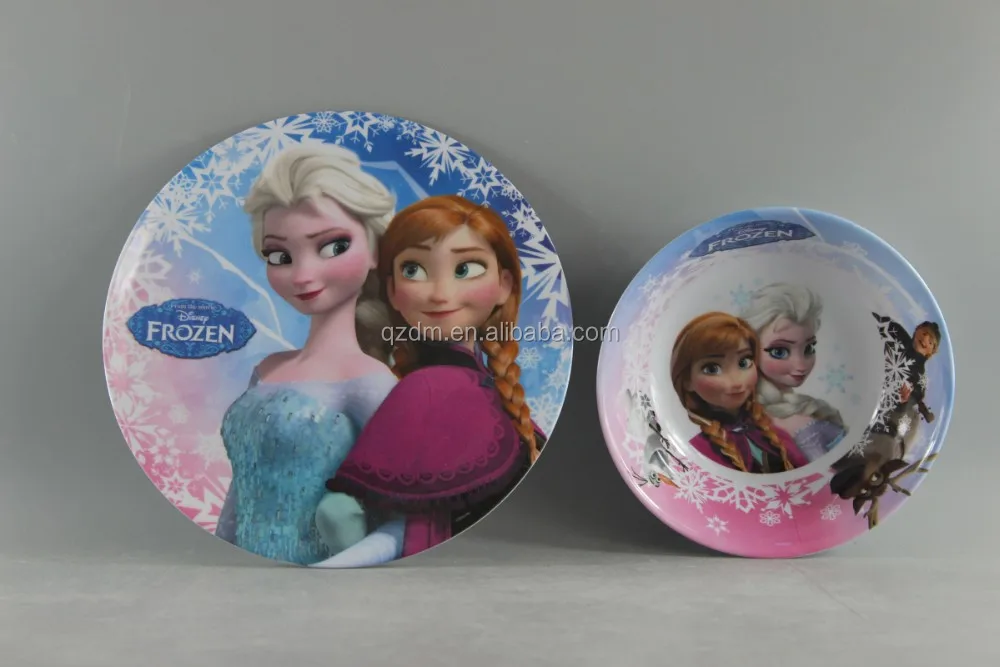 BPA Free Melamine Round Dish And Bowl For Kid Pass FDA Test