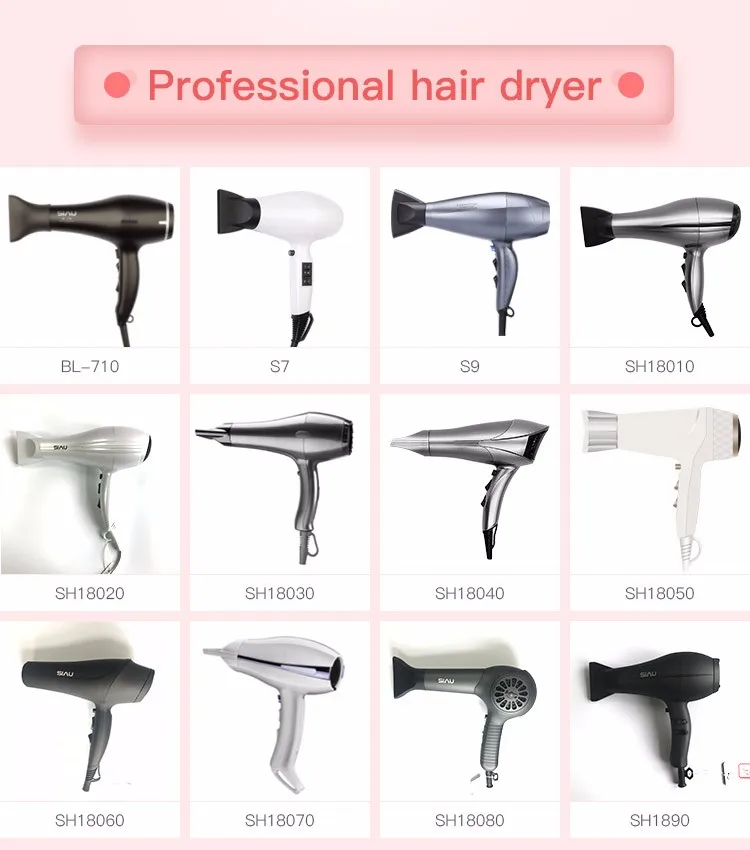 Low Radiation Hair Dryer Professional Far Infrared Hair Drier High