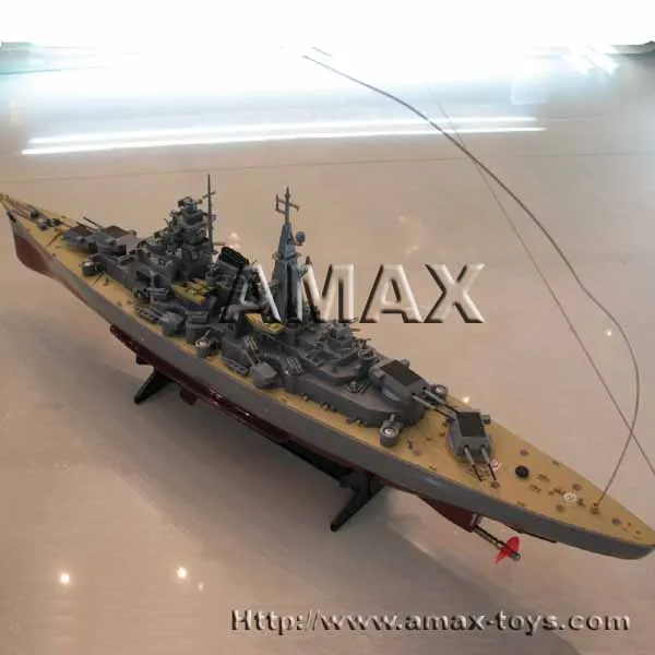 rc bismarck battleship