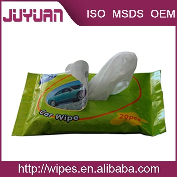 Disposable Car Wet Wipe For Cleaning Leather Seat Glass Dashboard Car