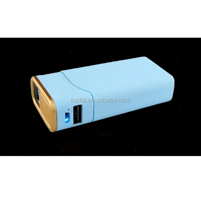 Multi Function Mini Portable Usb Powerbank Led Flashlight Cigarette Lighter With Battery