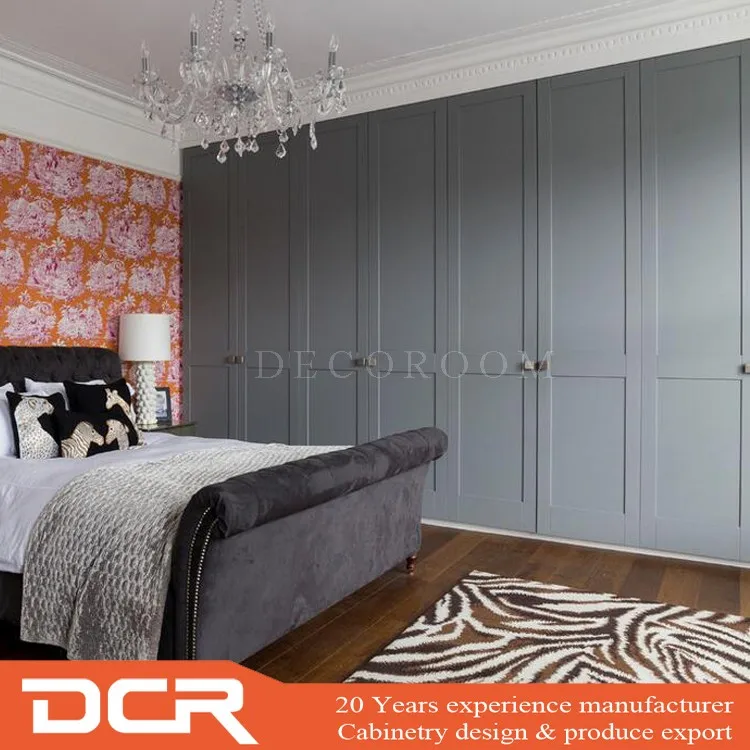 High Quality Modern Laminate Bedroom Wardrobe Designs 5 Door