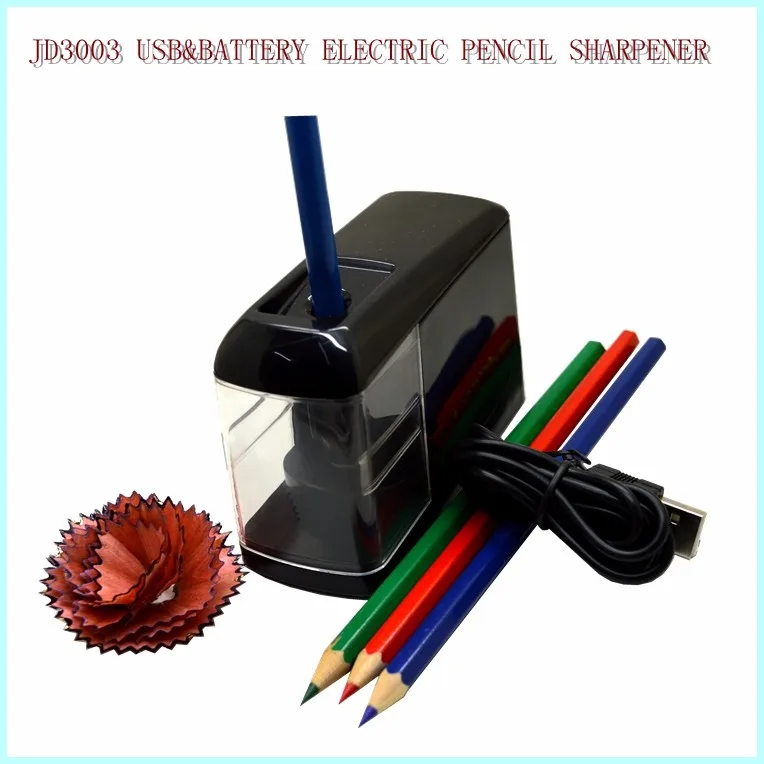 Usb Electric Pencil Sharpener For Office And Home Desks Black Buy Usb