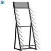 metal holder floor board display/metal display stand for floor board/wooden board sample display stand for sale