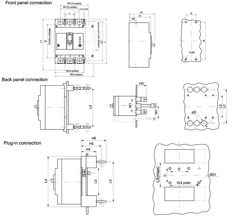 Single Phase Elcb Connection Diagram: Mcb Mccb Elcb Rcbo Function Earth Leakage Circuit Breaker