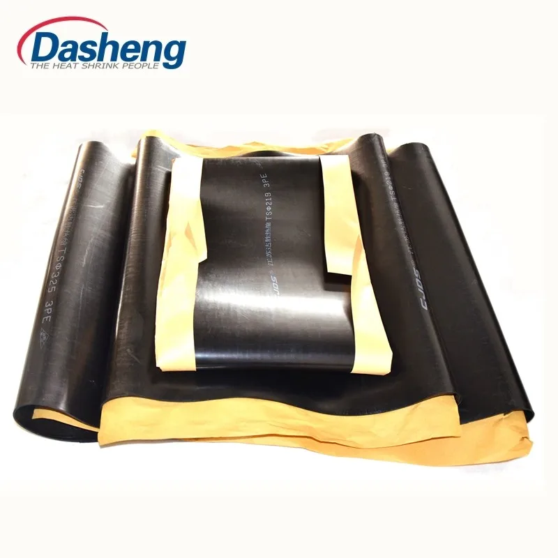 Heat Shrink Sleeves For Oil And Gas Pipelines Joint Coating Crosslinked Pe Backing Corrosion