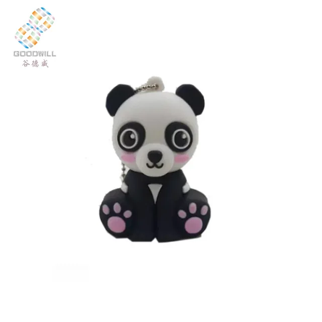 wholesale promotion gift panda girl lady shape usb 2.0 3.0 usb flash drive - ANKUX.COM