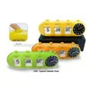 Capsule quartz desktop clock with calendar & alarm