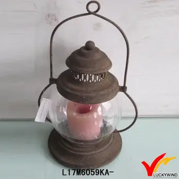 Antique Mini Tealight Hurricane Candle Lantern Antique Mini Tealight Hurricane Candle Lantern