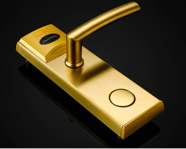 Wholesales Hotel Keyless Door Lock With Gold And Silver Color Buy