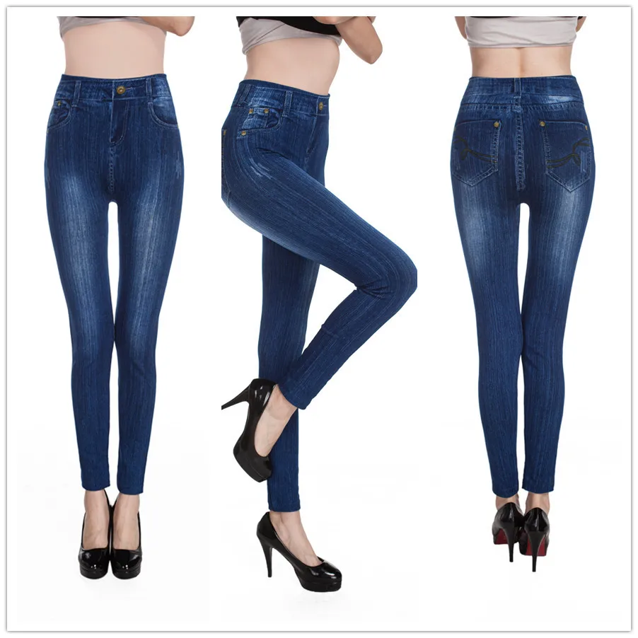 Купить тонкие джинсы женские. Леггинсы с джинсовым принтом. Легинсы женские джинсовый принт. Бесшовные джинсы. Jeans Leggings for Print.