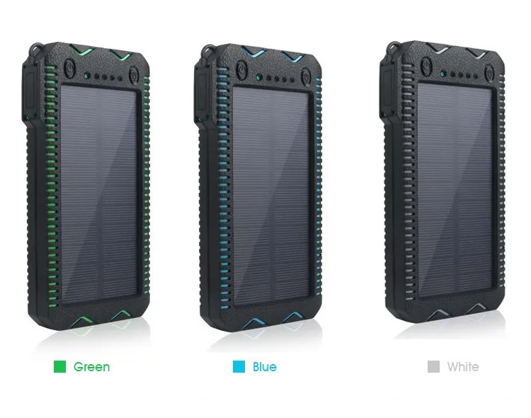 Ce Rohs Fcc 12000mah Solar Charger Mobile Phone Solar Power Banks 5v 2a For I Phones Buy Ce