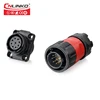 Electrical wire connector types 9 pin plug socket waterproof connector