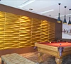 Lightweight solid wood type 3d home interior decorative wooden Wall panels