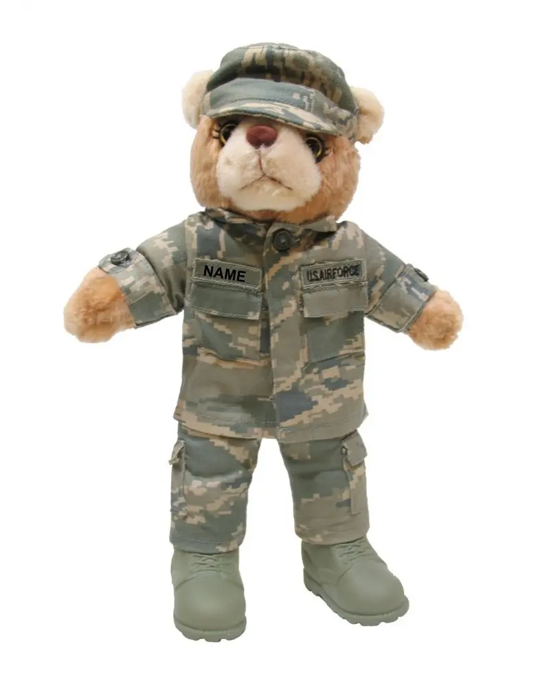 personalized air force teddy bear