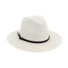 simple fashion young girls sun beach hats for white panama straw hat