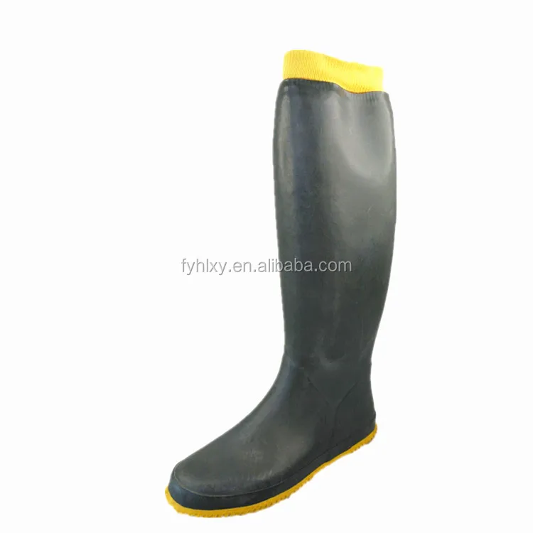 Men & Women Knee Soft Rubber Boot For Farmer Working Farmland Boot Rice ...