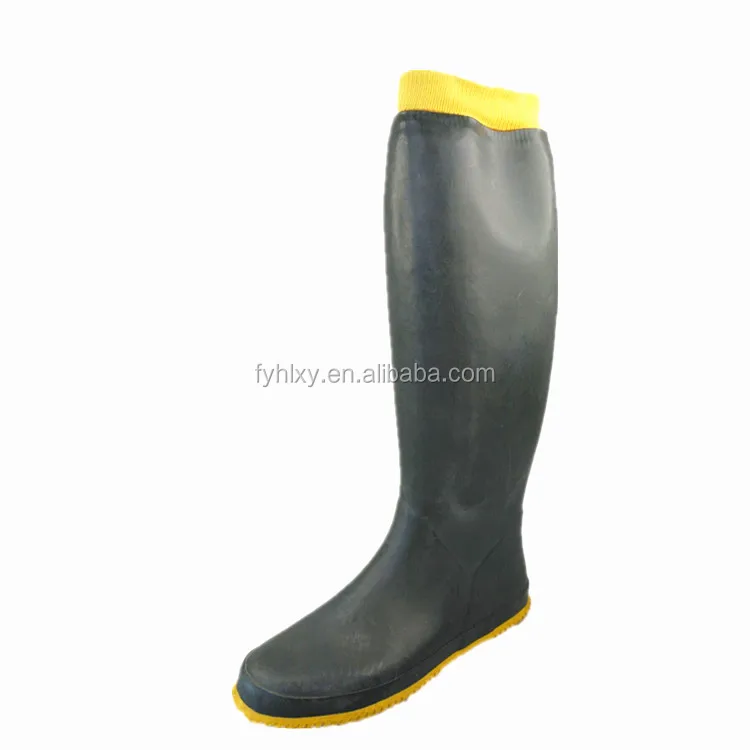 Men Women Knee Soft Rubber Boot  For Farmer Working 