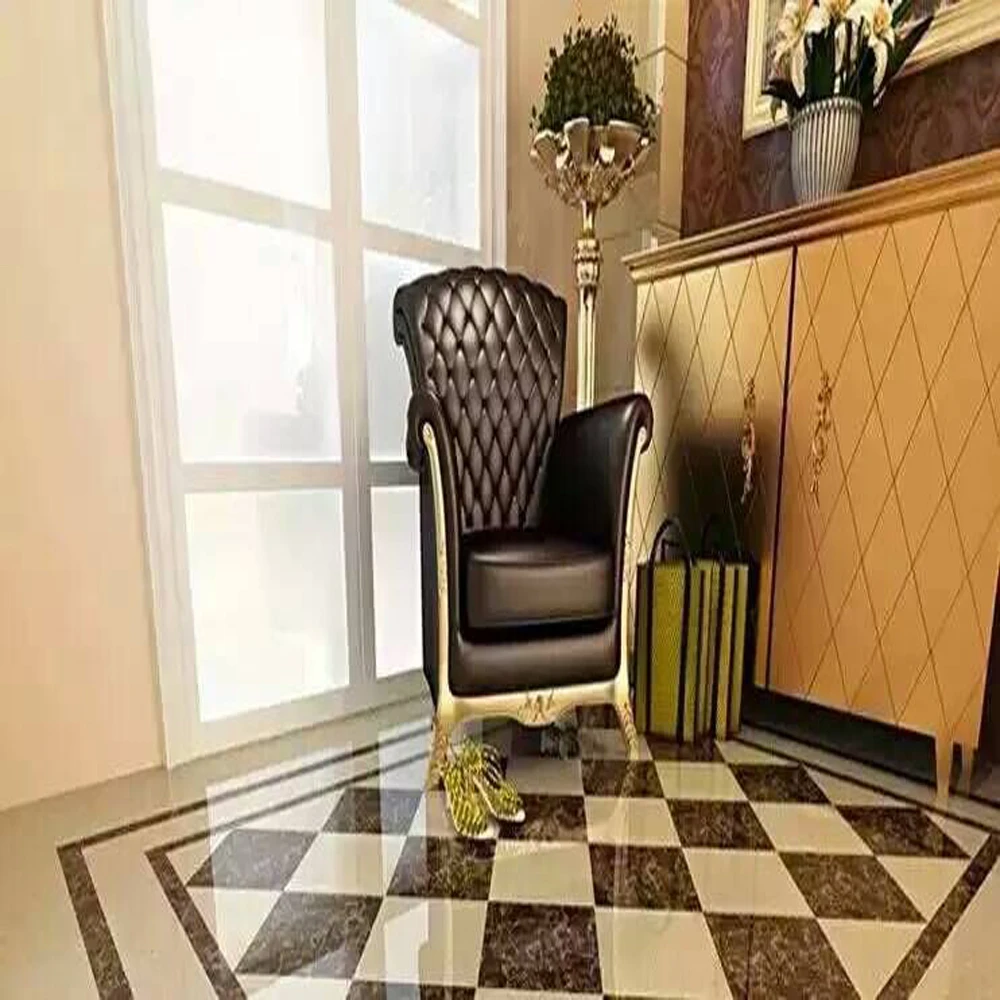 Grijs travertijn decor marmer steen tegel muur woonkamer ...