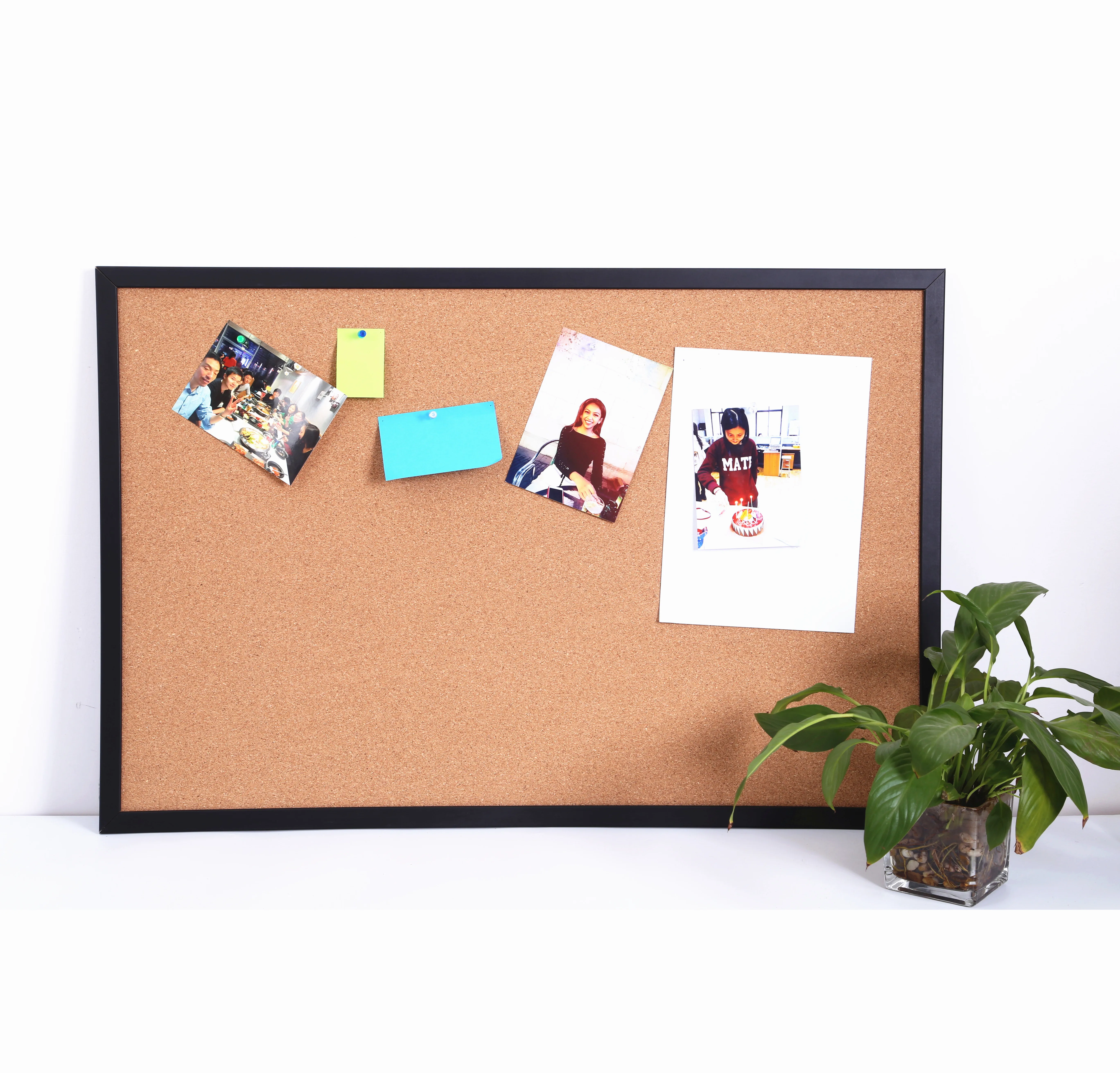 60 90cm Black Wood Framed Decorative Cork Board Buy 60