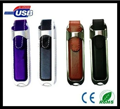 OEM New Leather USB Flash drive Leather USB Memory with Customer 's LOGO - ANKUX.COM